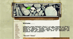 Desktop Screenshot of lumbertonumc.com