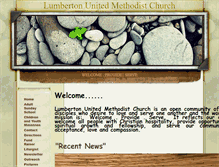 Tablet Screenshot of lumbertonumc.com